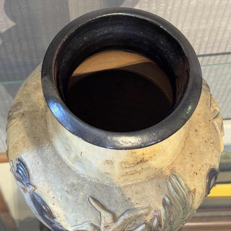 Jules GUERIN (1919-1999): unieke vaas met Afrikaans decor