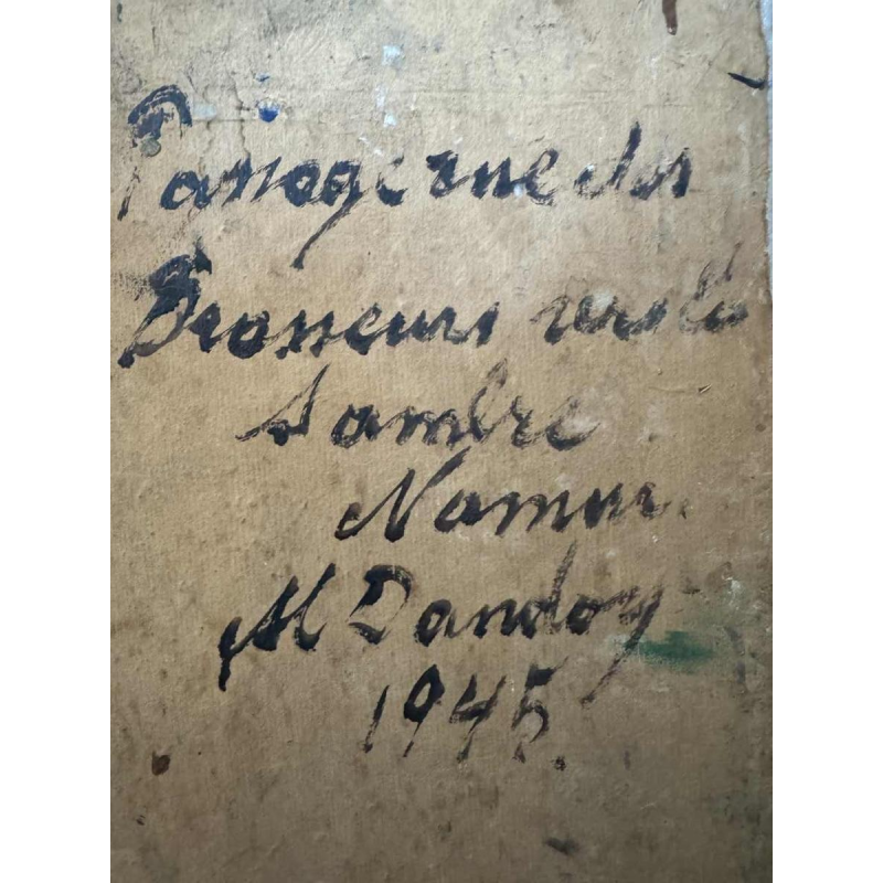 Albert DANDOY (1885-1977): Namen - doorgang rue des Brasseurs naar de Samber.