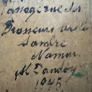 Albert DANDOY (1885-1977): « Namur - passage rue des Brasseurs vers la Sambre»