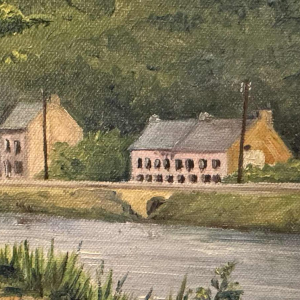 Georges COSSE: "The Meuse at Profondeville - Lustin