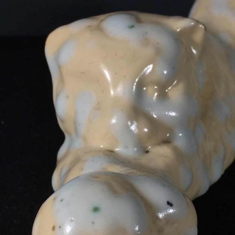 Art Deco Panthere / Kat keramiek sculptuur gesigneerd, Domien Ingels stijl, circa 1930