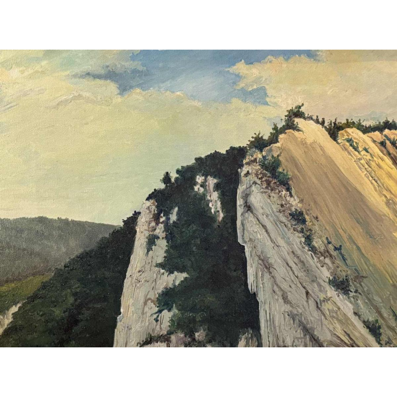 Georges COSSE: "The Meuse at Profondeville - Lustin