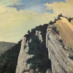 Georges COSSE: "The Meuse at Profondeville - Lustin