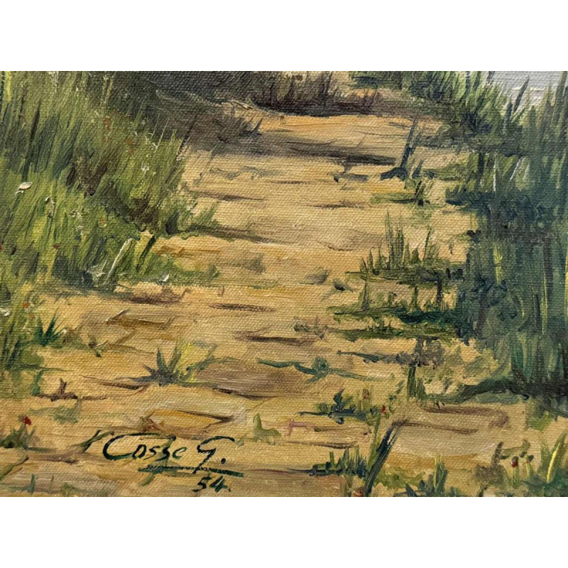 Georges COSSE: "The Meuse at Profondeville - Lustin