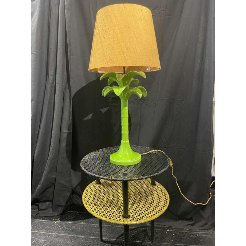 Tommaso Barbi, keramiek 'palm' lamp, Italië 1970