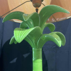 Tommaso Barbi, keramiek 'palm' lamp, Italië 1970