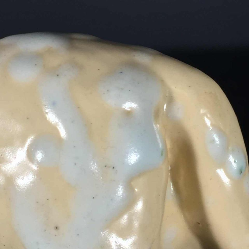 Art Deco Panthere / Kat keramiek sculptuur gesigneerd, Domien Ingels stijl, circa 1930