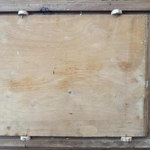 Vue de Salamanque (Espagne) Salamanca (Espana), tableau huile sur panneau, ca 1953