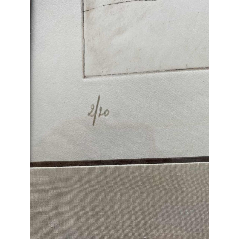 Laloux G, portrait fantastique, signé et numéroté