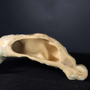 Art Deco Panthere / Cat ceramic sculpture signed, Domien Ingels style, circa 1930