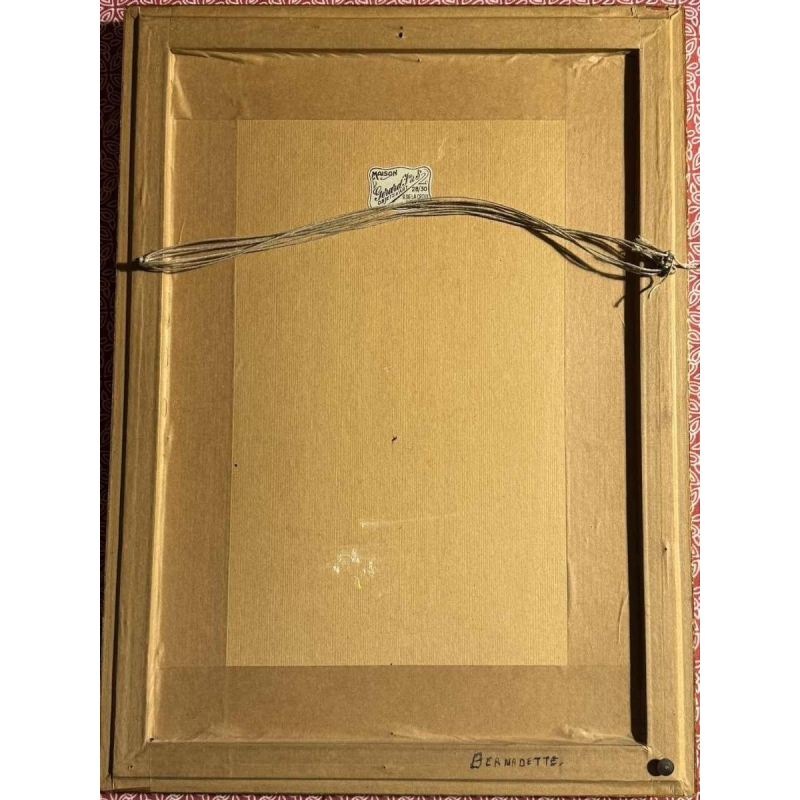 Albert DANDOY (1885-1977): "Namen - Rue Saint Hilaire 1950" op de grognon