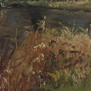 Albert DANDOY (1885-1977): « La Meuse à Thon Samson en 1948 »