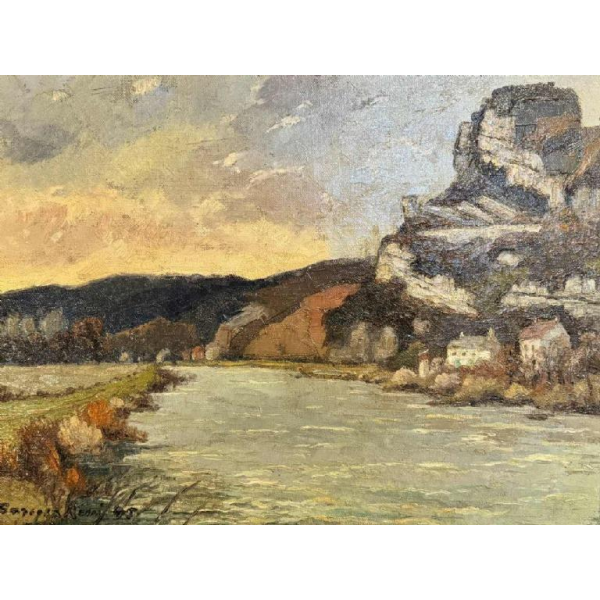 Option to buy René BOREUX (1886- ?) "Meuse at Samson"