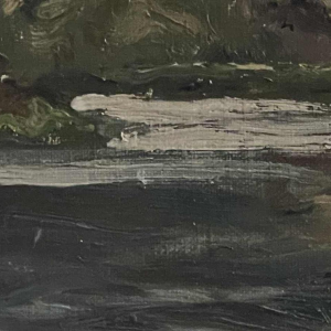 Albert DANDOY (1885-1977): « La Meuse à Thon Samson en 1948 »