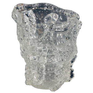 Important Vase Brutaliste Rostrato Incolore, Type Barovier & Toso MURANO, 1970