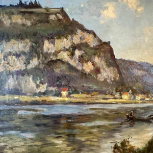 Albert DANDOY (1885-1977): « La Meuse à Houx » en 1940