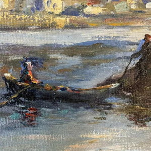 Albert DANDOY (1885-1977): « La Meuse à Houx » en 1940