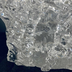 Important Vase Brutaliste Rostrato Incolore, Type Barovier & Toso MURANO, 1970