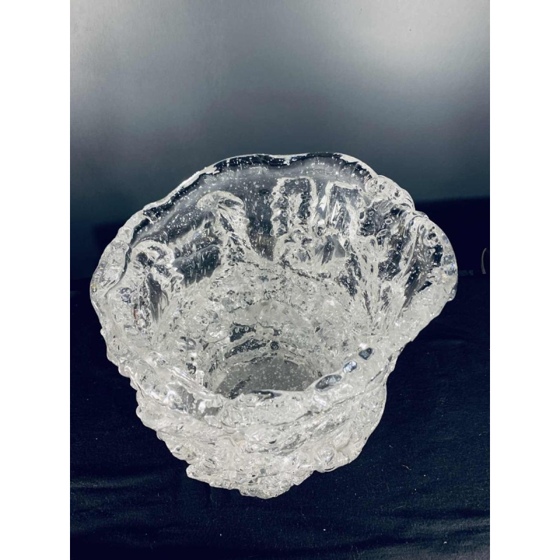 Important Vase Brutaliste Rostrato Incolore, Type Barovier & Toso MURANO, 1970