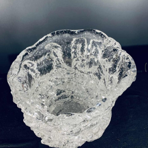 Important Vase Brutaliste Rostrato Incolore, Type Barovier & Toso MURANO, 1970