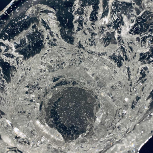 Important Vase Brutaliste Rostrato Incolore, Type Barovier & Toso MURANO, 1970