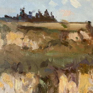 Albert DANDOY (1885-1977): "De Maas bij Houx" in 1940