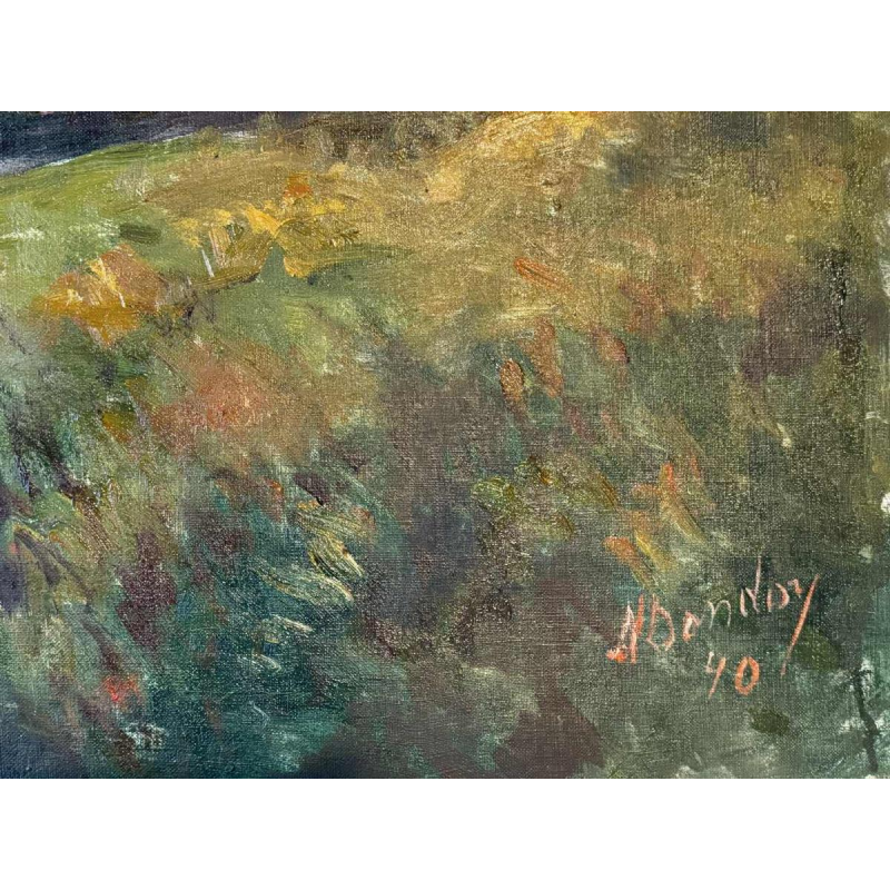 Albert DANDOY (1885-1977): « La Meuse à Houx » en 1940