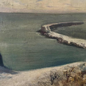 Carlo Van Her (1884-1960): Heyst - Zeebrugge december Kerstmis 1938.