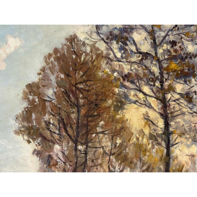 Albert DANDOY (1885-1977): « La Meuse à Houx » en 1940