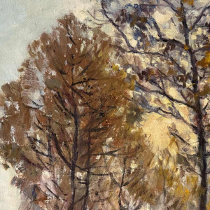 Albert DANDOY (1885-1977): "De Maas bij Houx" in 1940