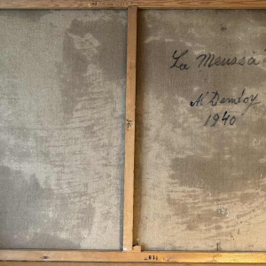 Albert DANDOY (1885-1977): « La Meuse à Houx » en 1940