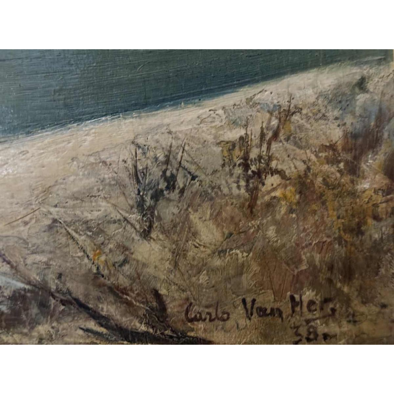 Carlo Van Her (1884-1960): « Heyst - Zeebrugge décembre Noël 1938 »
