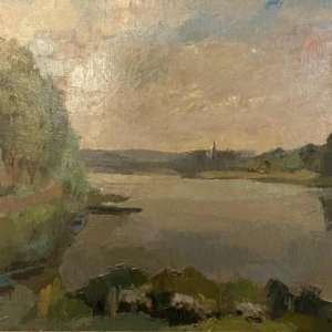 Gustave CAMUS (1914-1984: «  La Semois et le pont de Poupehan »