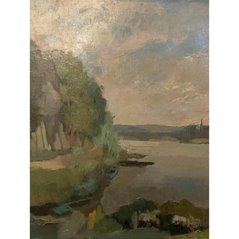 Gustave CAMUS (1914-1984: “The Semois and the Poupehan bridge”