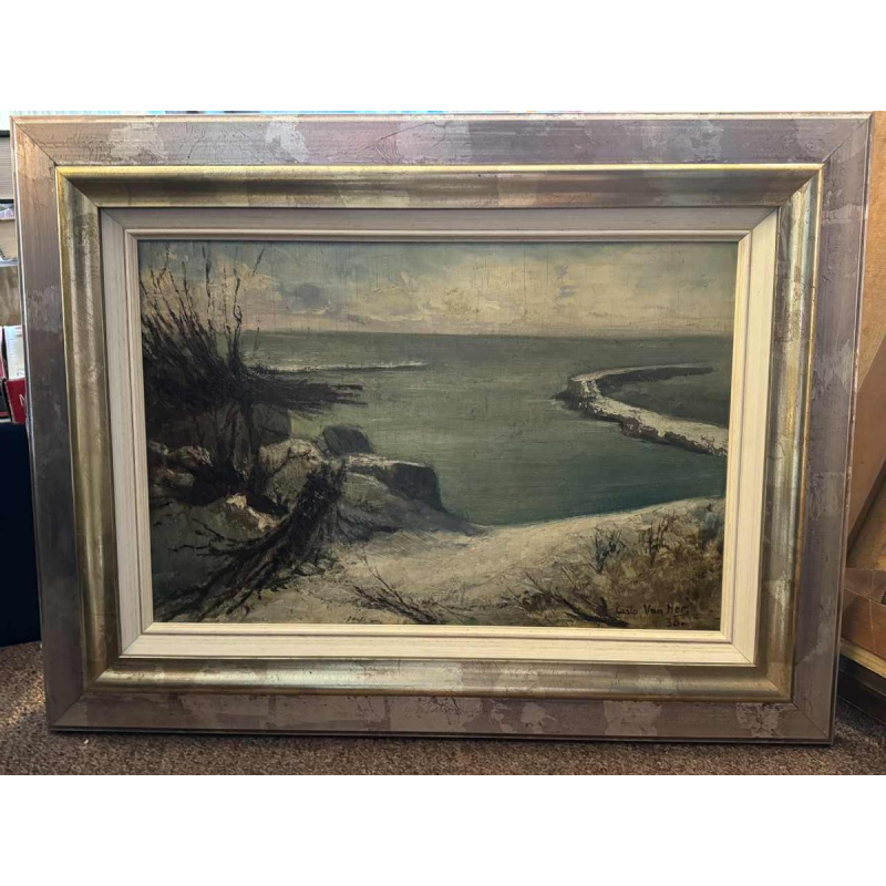 Carlo Van Her (1884-1960): « Heyst - Zeebrugge décembre Noël 1938 »