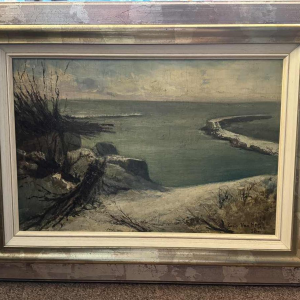 Carlo Van Her (1884-1960): « Heyst - Zeebrugge décembre Noël 1938 »