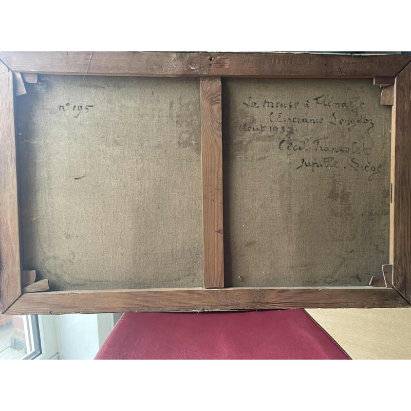 Cécile FRANSOLET (1882-1968): “The Meuse at Flémale - Espérance Longdoz”