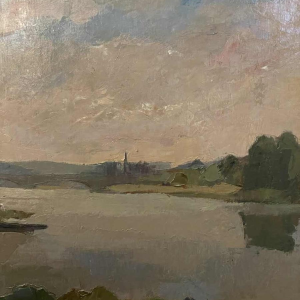 Gustave CAMUS (1914-1984: «  La Semois et le pont de Poupehan »