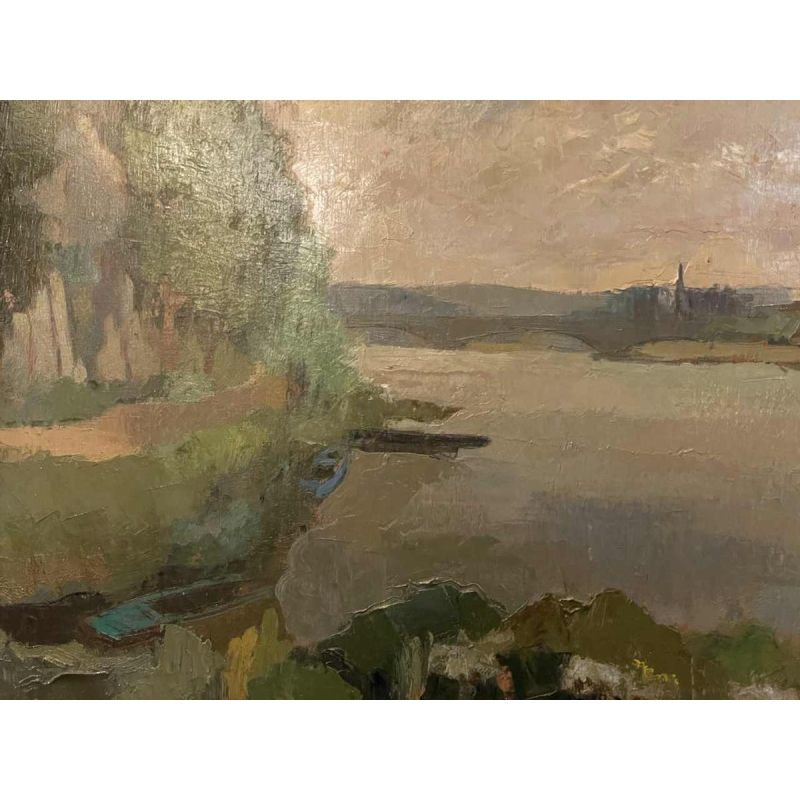 Gustave CAMUS (1914-1984: «  La Semois et le pont de Poupehan »