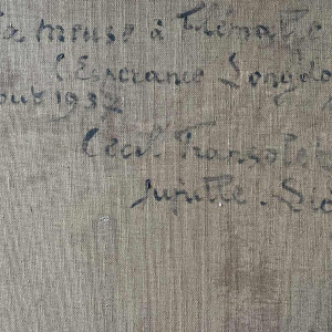 Cécile FRANSOLET (1882-1968): « La Meuse à Flémale - Espérance Longdoz »