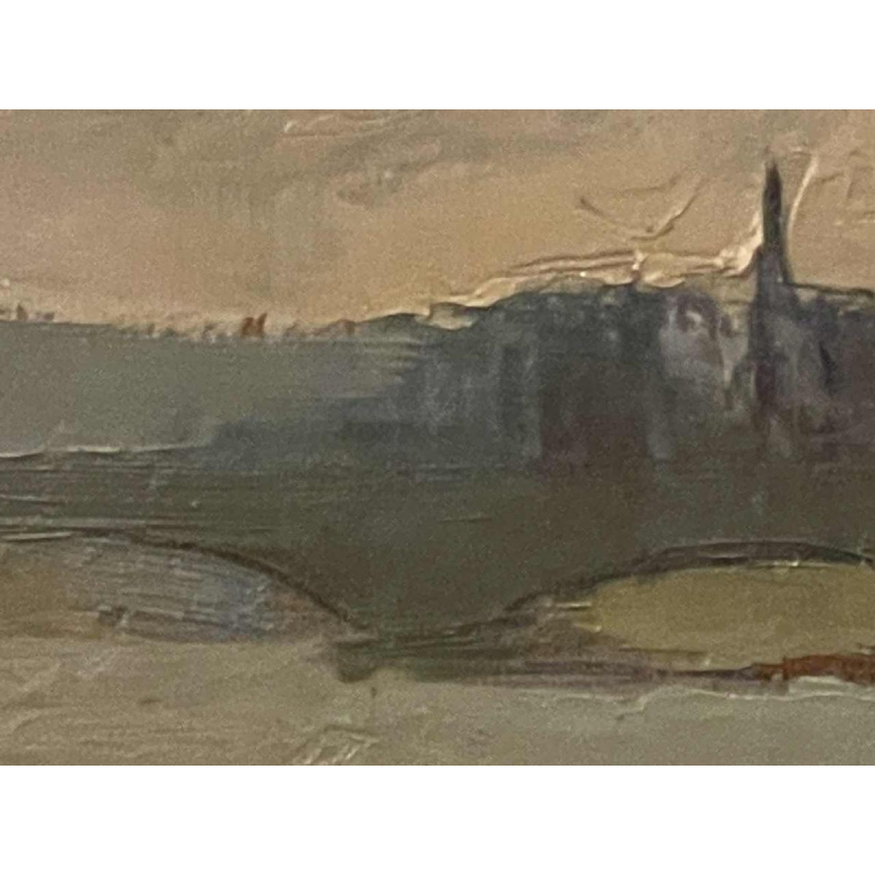 Gustave CAMUS (1914-1984: “The Semois and the Poupehan bridge”