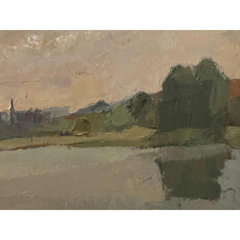 Gustave CAMUS (1914-1984: “The Semois and the Poupehan bridge”