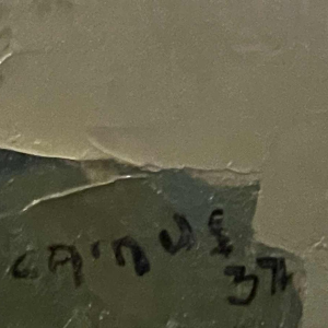 Gustave CAMUS (1914-1984: «  La Semois et le pont de Poupehan »