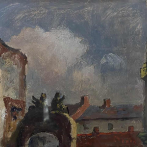 Albert DANDOY (1885-1977): « Namur - Le marché au foin »