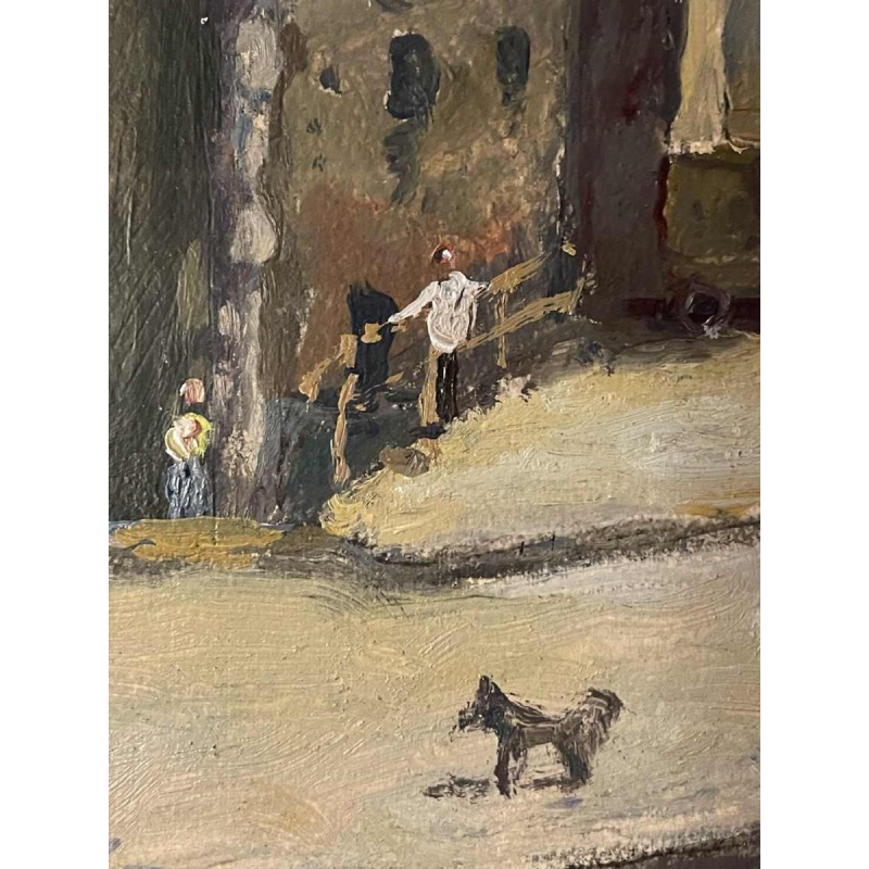 Albert DANDOY (1885-1977): « Namur - Le marché au foin »