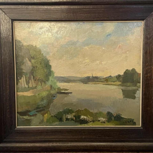 Gustave CAMUS (1914-1984: «  La Semois et le pont de Poupehan »