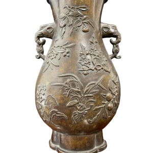 Bronzen balustervaas, China 18e eeuw