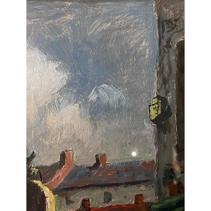 Albert DANDOY (1885-1977): « Namur - Le marché au foin »