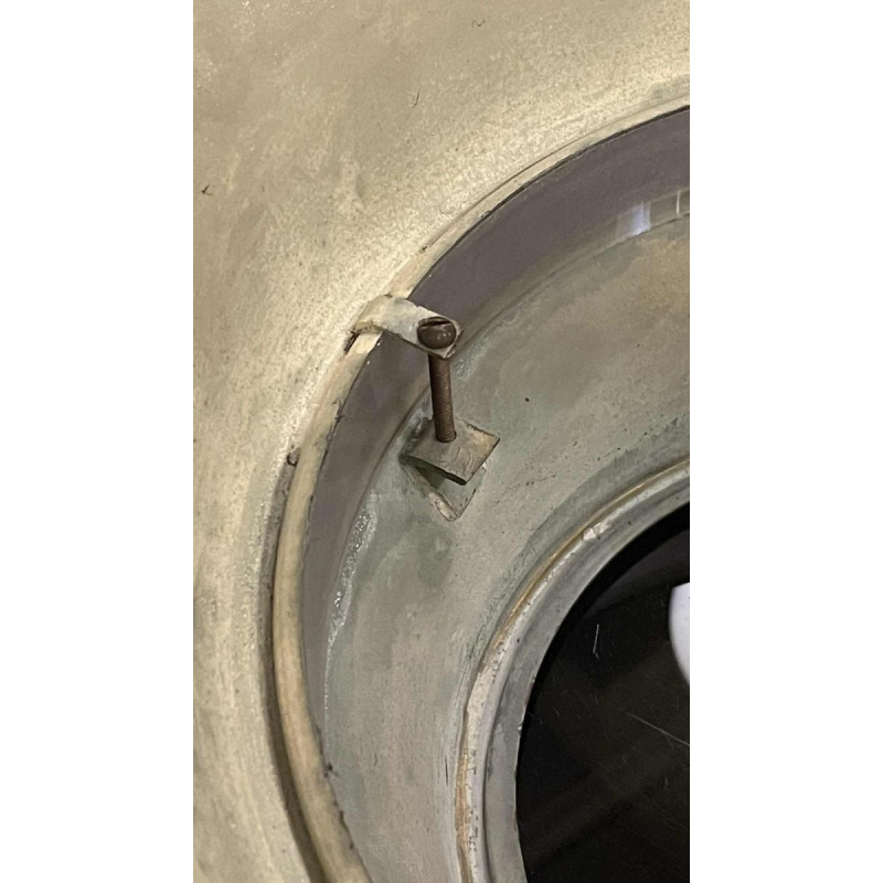 JEAN PERZE (73cm) Zeldzame Art Deco Tafellamp N°516 Brons & Opaalglas 1936