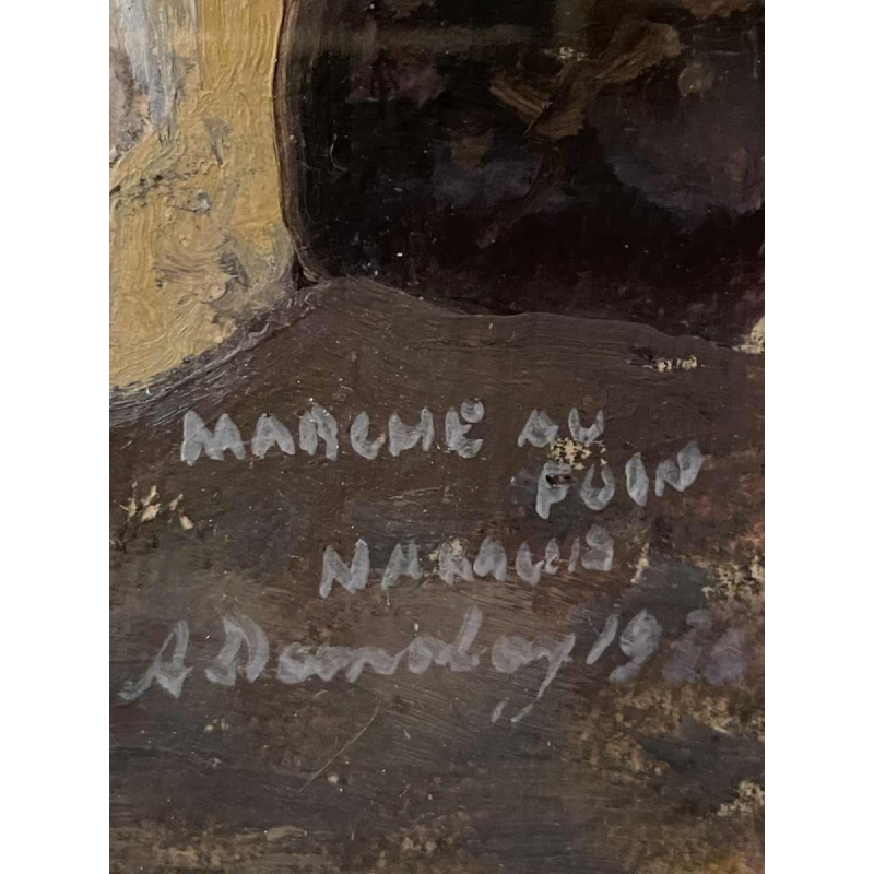 Albert DANDOY (1885-1977): « Namur - Le marché au foin »